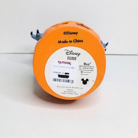 Stitch Pumpkin Jack-o-Lantern Halloween Figurine Disney Statue Holiday Decor NWT - Picture 8 of 8